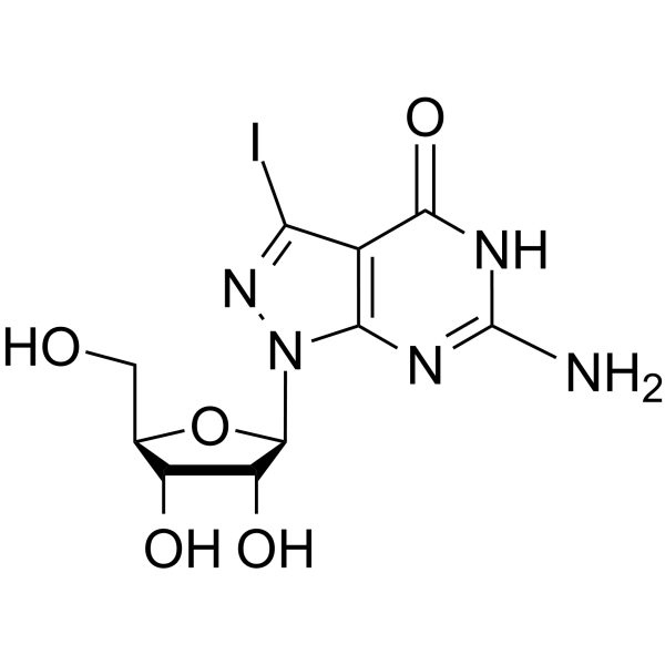 2-Amino-8-aza-7-deaza-7-iodoguanosine 1997362-13-6